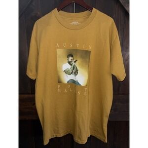 Post Malone Concert 2023 Tour Austin Mustard Band T-Shirt Mens XL Made In USA